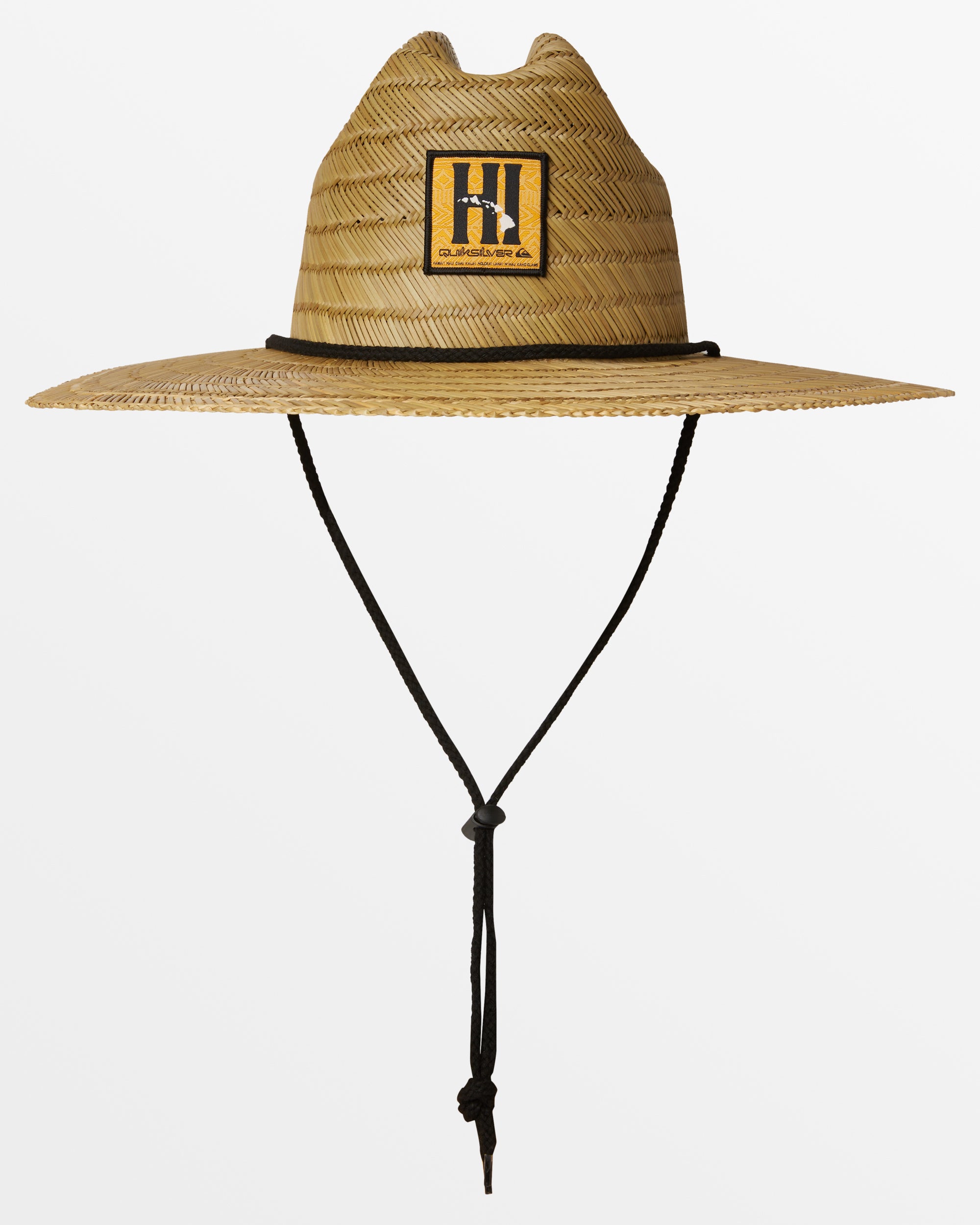 Quiksilver Hawaii Tapa Pierside Lifeguard Straw Hat, XXL, Size Natural