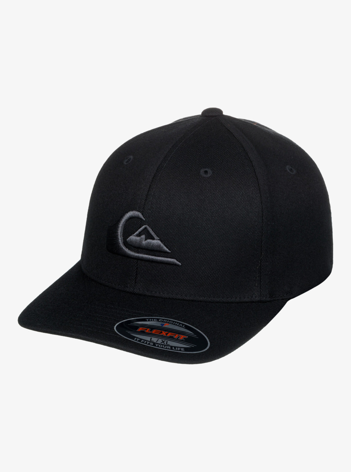 Mountain And Wave Flexfit Hat - Black/Black – Quiksilver