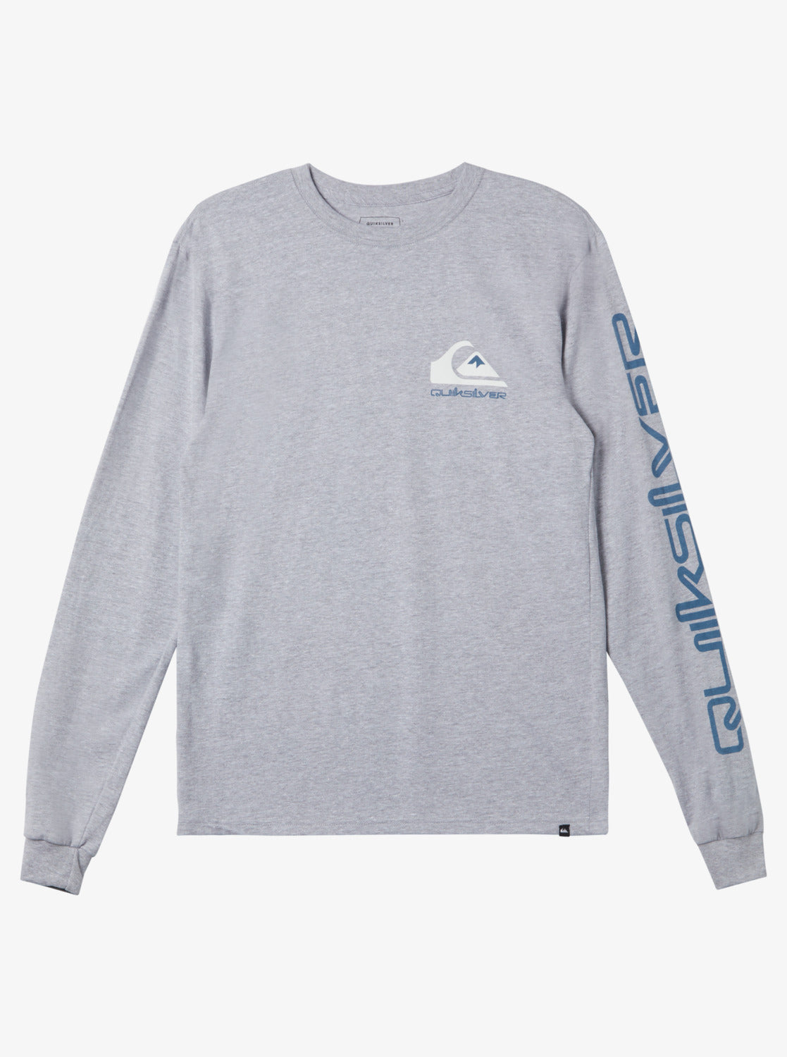 Omni Logo Long Sleeve T-Shirt - Athletic Heather – Quiksilver