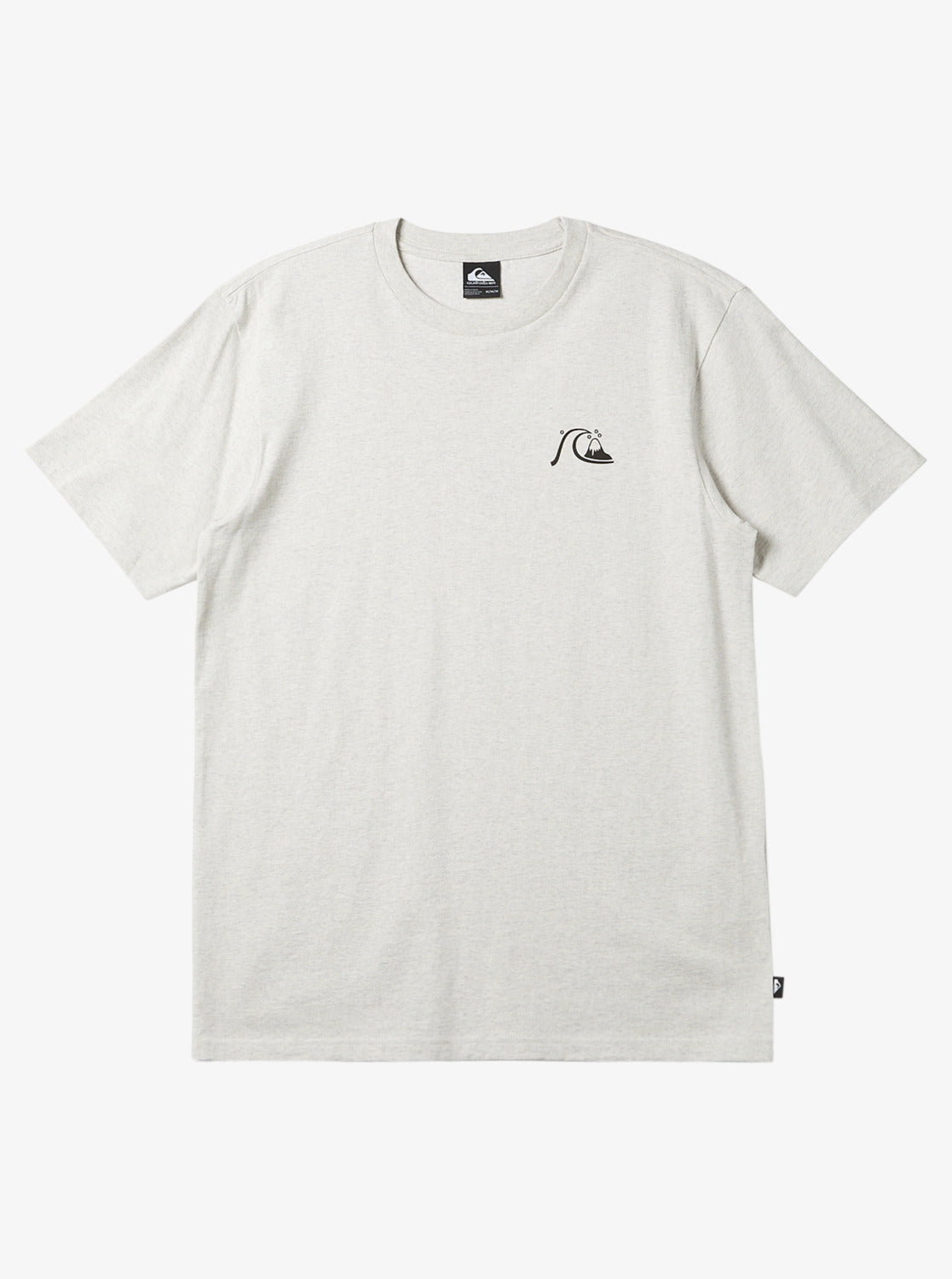 Bubble Logo DNA T-Shirt - Snow Heather – Quiksilver
