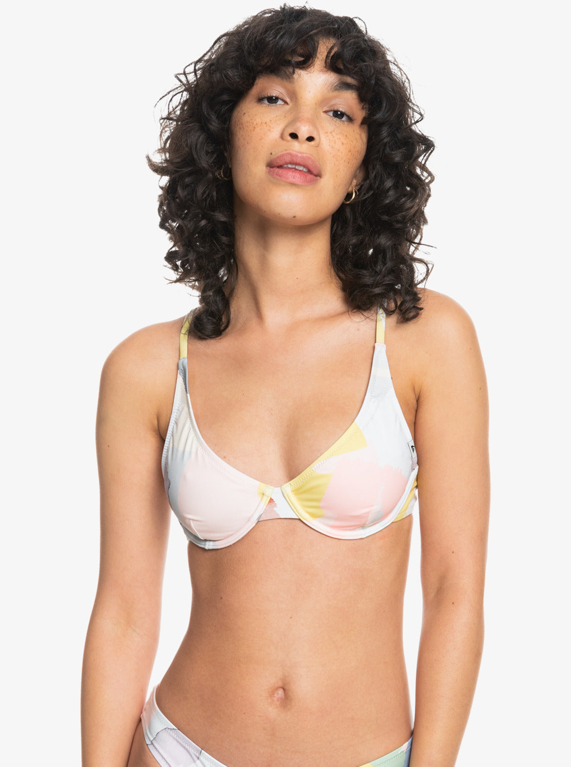 Quiksilver Womens Classic Underwired Bikini Top - Limeade Free Form