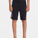 Boys 8-16 Surfsilk Arch 17" Boardshorts - Black