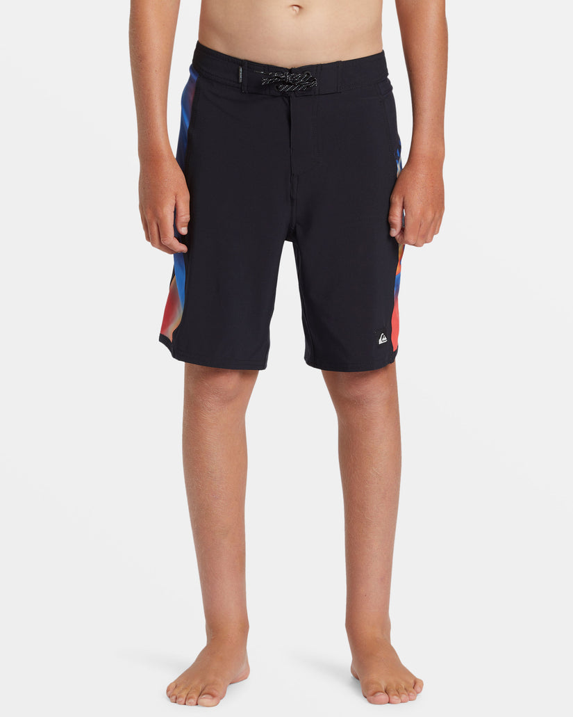 Boys 8-16 Surfsilk Arch 17" Boardshorts - Black