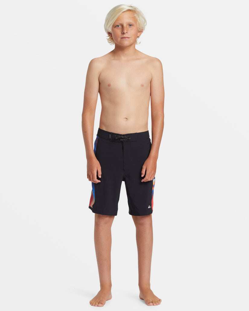 Boys 8-16 Surfsilk Arch 17" Boardshorts - Black