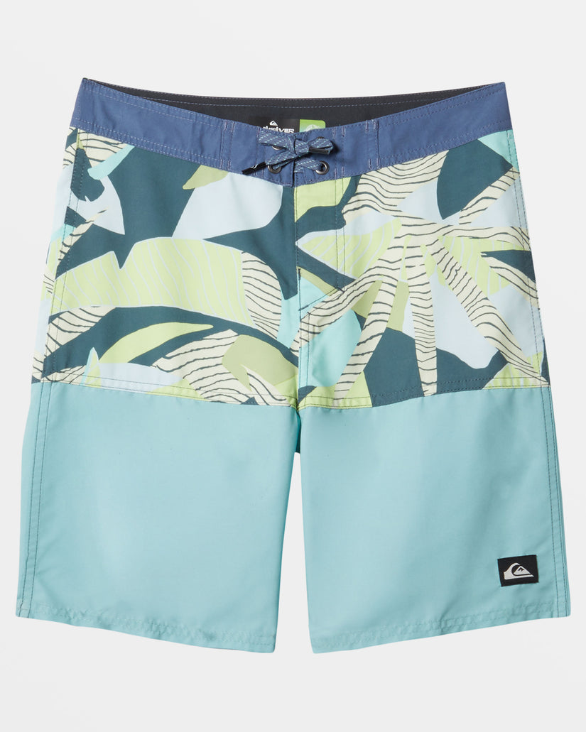 Boys 8-16 Everyday Division 17" Boardshorts - Aquifer