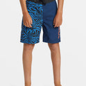 Boys 8-16 Everyday Warped 17" Boardshorts - Nebulas Blue