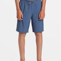 Boys 8-16 Taxer Amphibian 17" Hybrid Shorts - Vintage Indigo