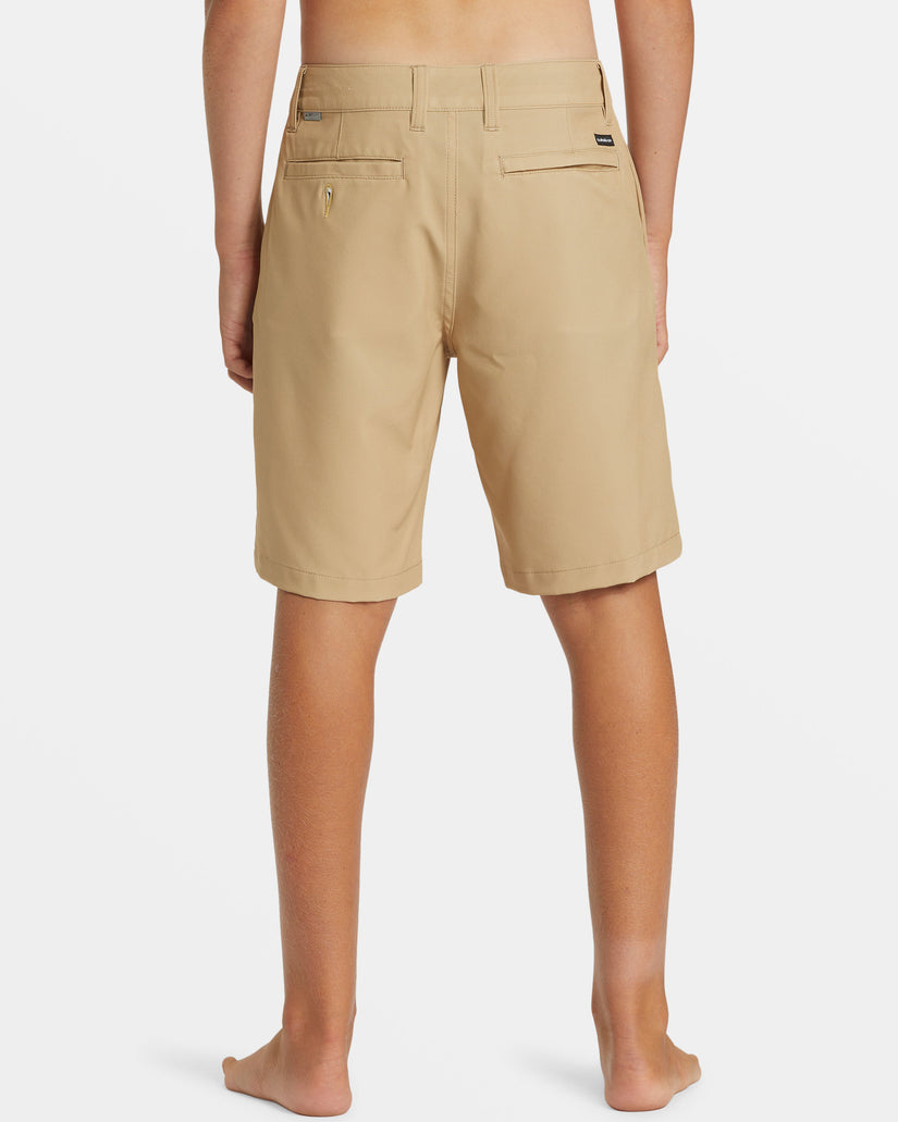 Boys 8-16 Union Amphibian 17" Hybrid Shorts - Khaki