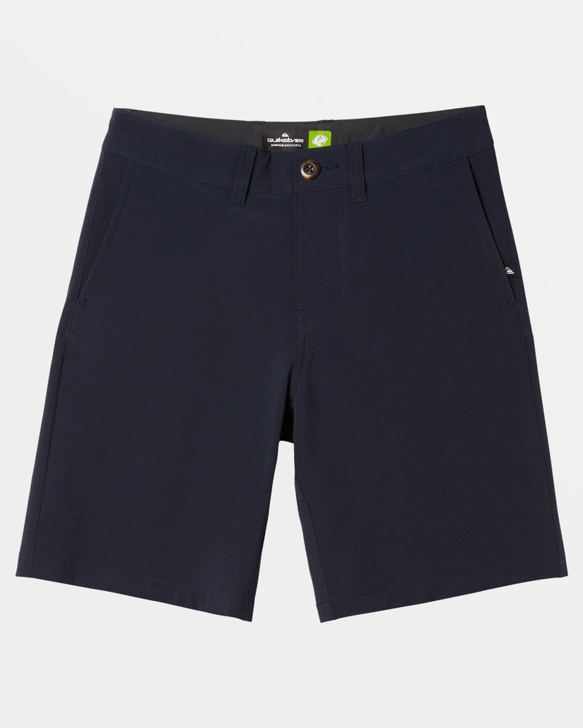 Boys 8-16 Union Amphibian 17" Hybrid Shorts - Dark Navy