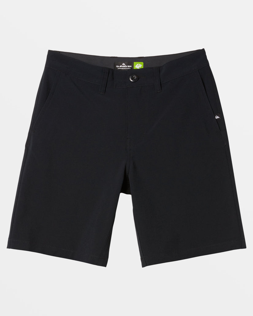 Boys 8-16 Union Amphibian 17" Hybrid Shorts - Black