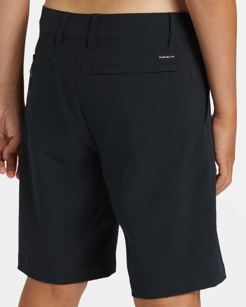 Boys 8-16 Union Amphibian 17" Hybrid Shorts - Black