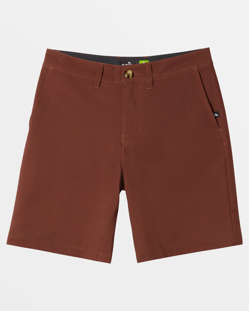 Boys 8-16 Union Amphibian 17" Hybrid Shorts - Brown Stone