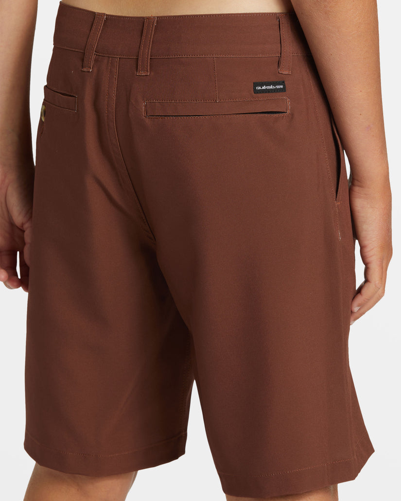 Boys 8-16 Union Amphibian 17" Hybrid Shorts - Brown Stone