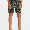 Boys 8-16 Surfsilk Mix 14" Swim Trunks - Black