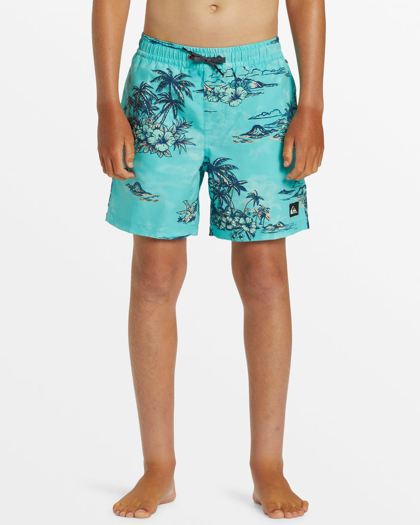 Boys 8-16 Everyday Mix 14" Swim Trunks -