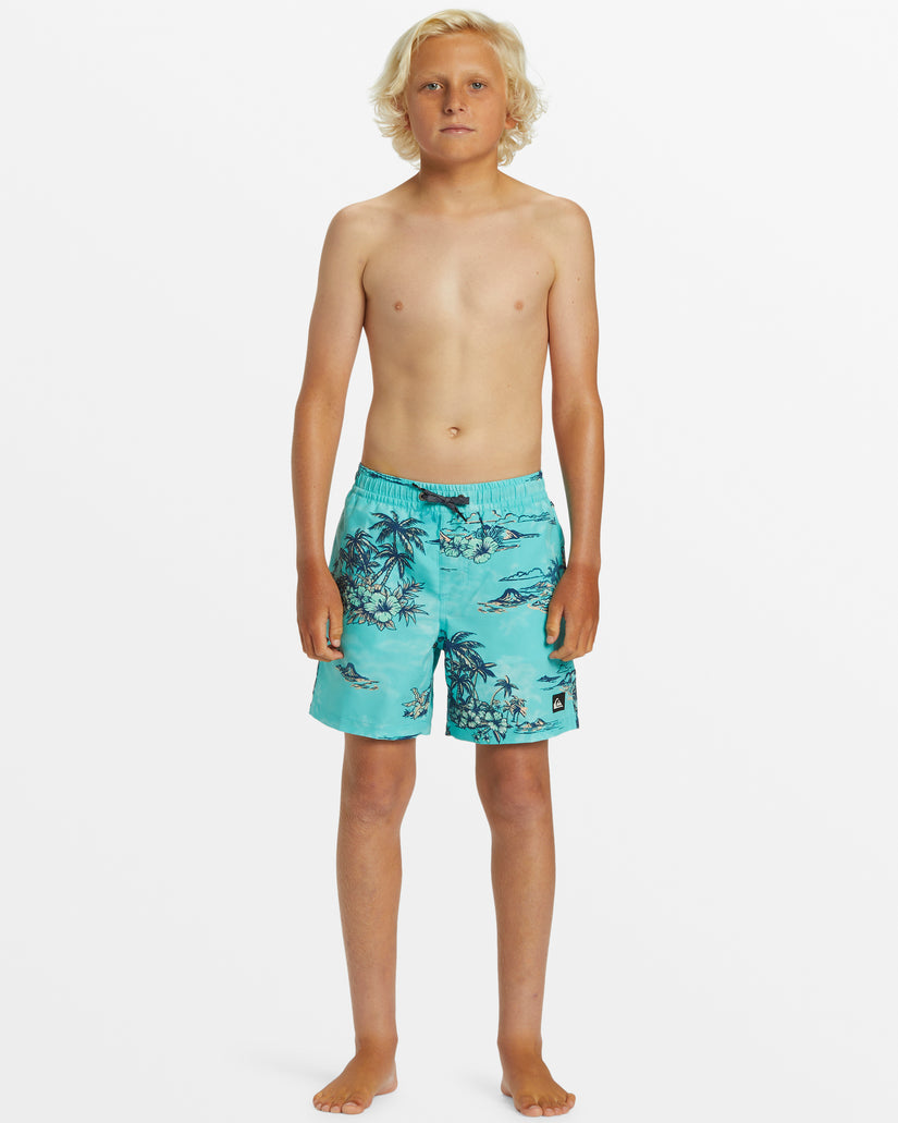 Boys 8-16 Everyday Mix 14" Swim Trunks -