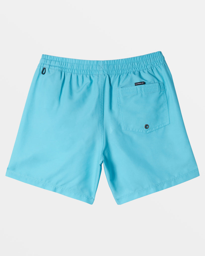 Boys 8-16 Everyday Solid 14" Swim Trunks - Maui Blue