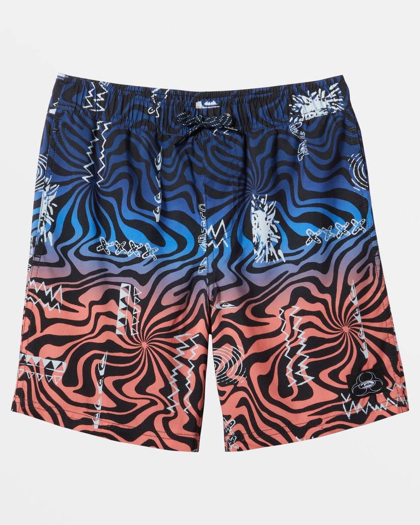 Boys 8-16 Everyday Heritage 15" Swim Trunks - Nebulas Blue