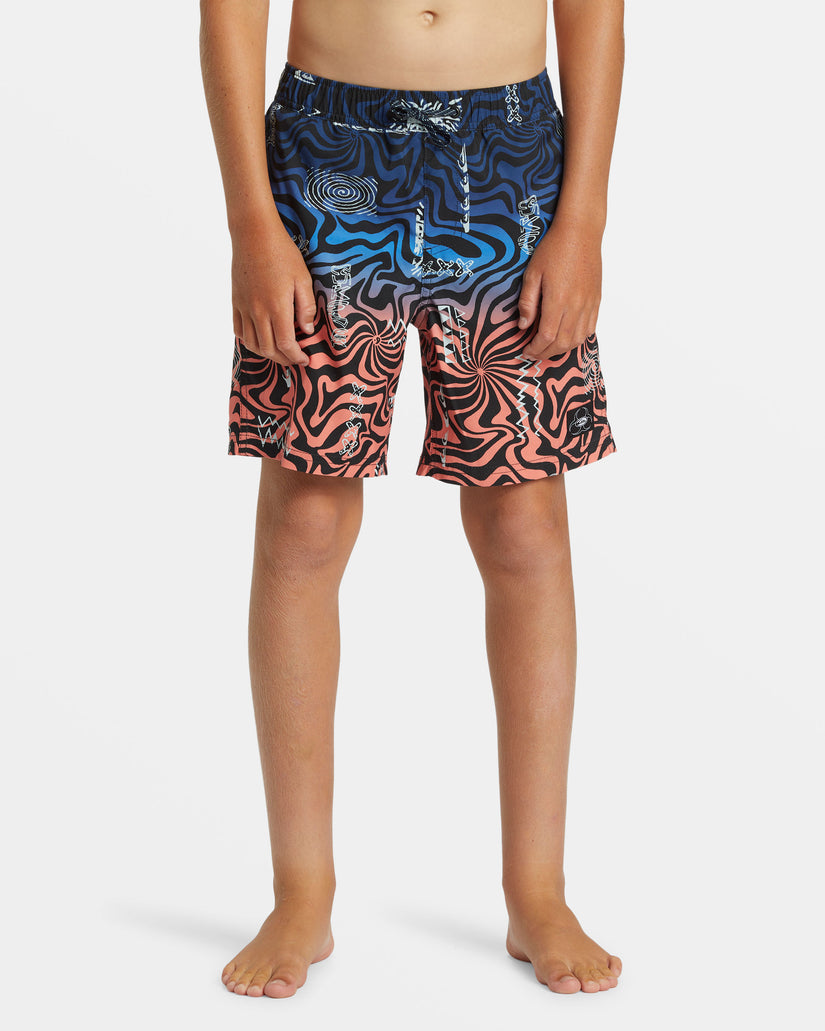 Boys 8-16 Everyday Heritage 15" Swim Trunks - Nebulas Blue