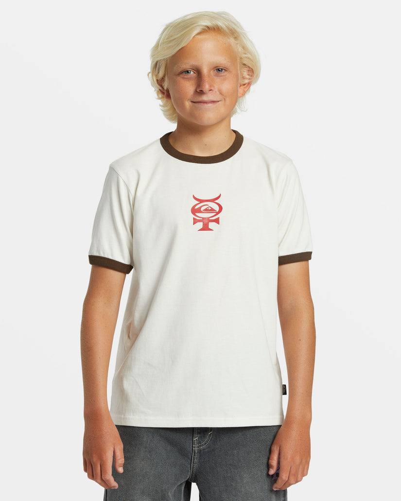 Boys 8-16 Mercury Ringer T-Shirt - Snow White