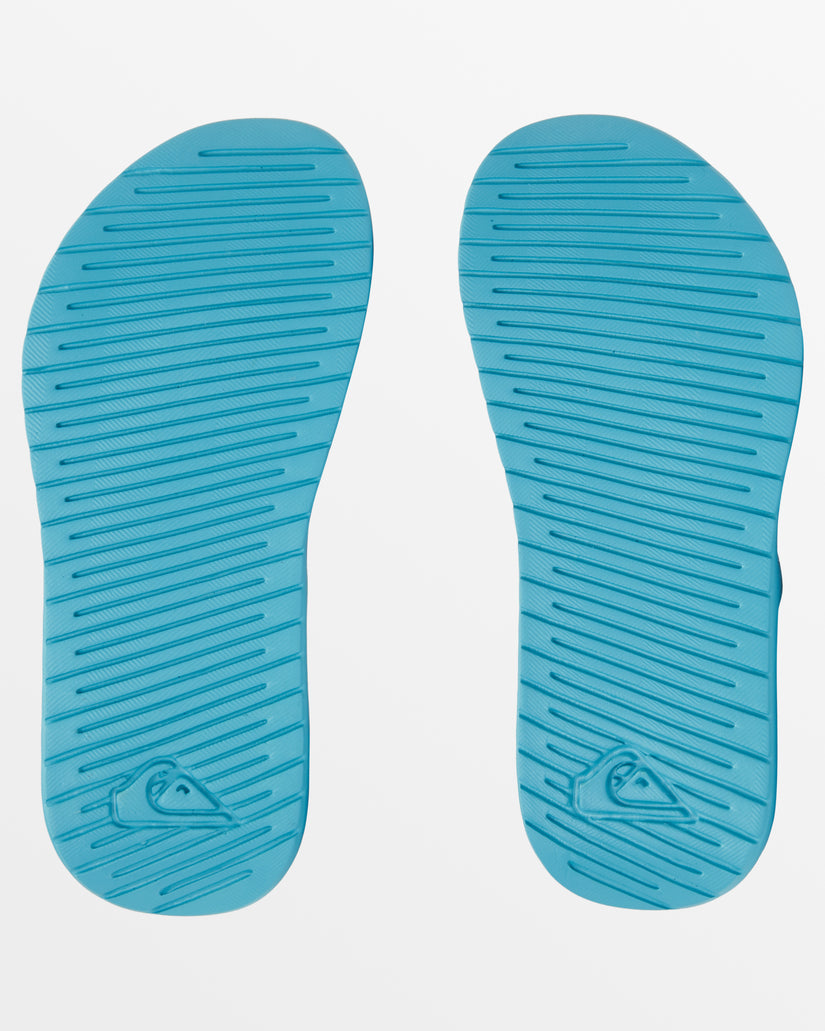 Boys 8-16 Bright Coast Adjustable Slides - Grey/White/Blue