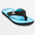 Boys 8-16 Molokai Layback Sandals - Black/Blue/Blue