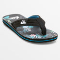 Boys 8-16 Molokai Layback Sandals - Black/Green/Black