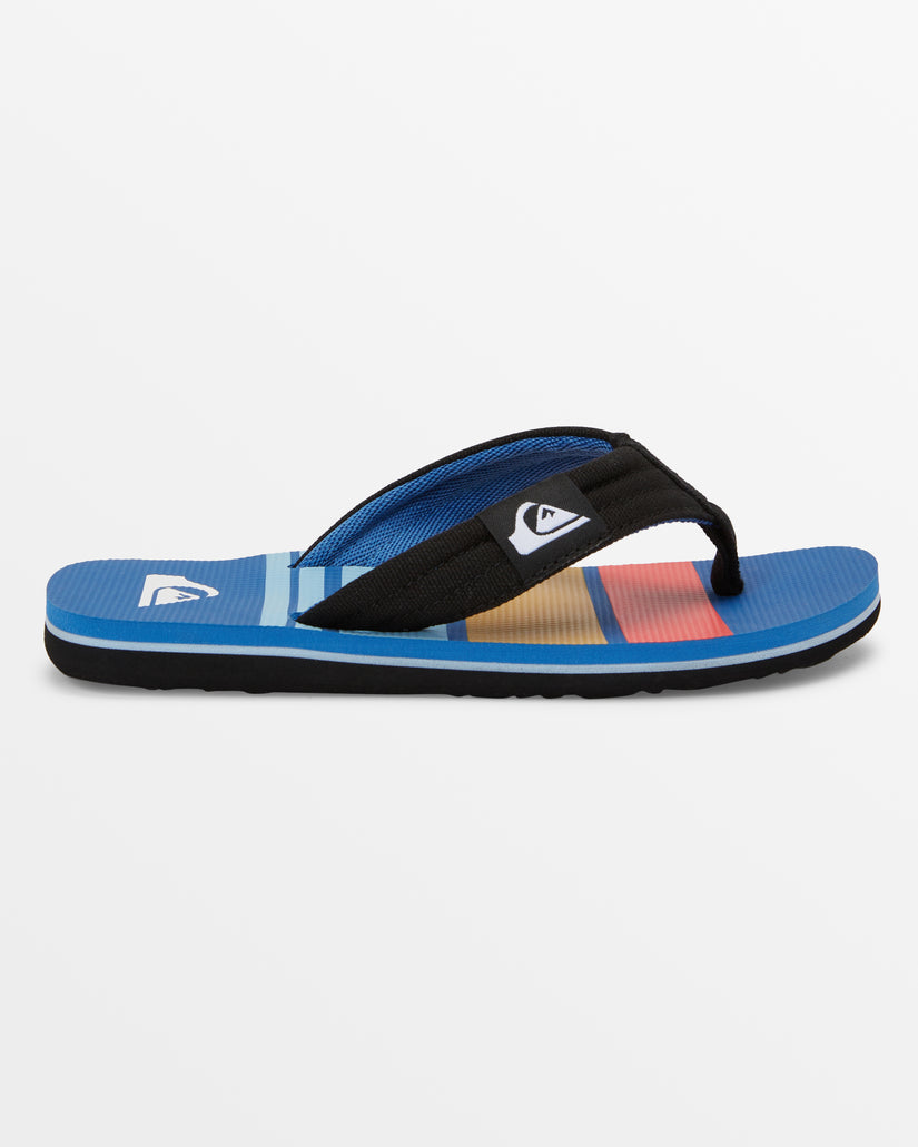 Boys 8-16 Molokai Layback Sandals - Black/Red/Blue