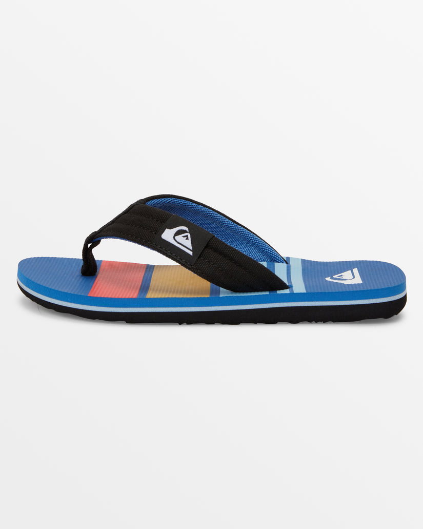 Boys 8-16 Molokai Layback Sandals - Black/Red/Blue