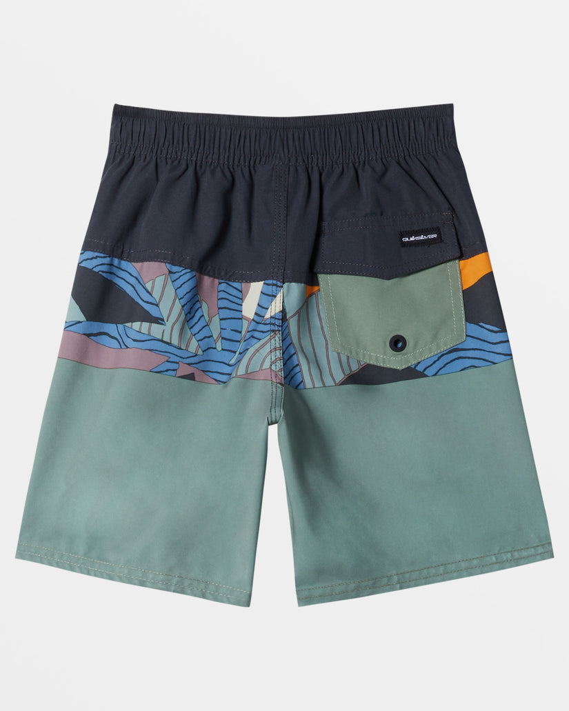 Boys 2-7 Everyday Panel 13" Boardshorts - Sea Spray