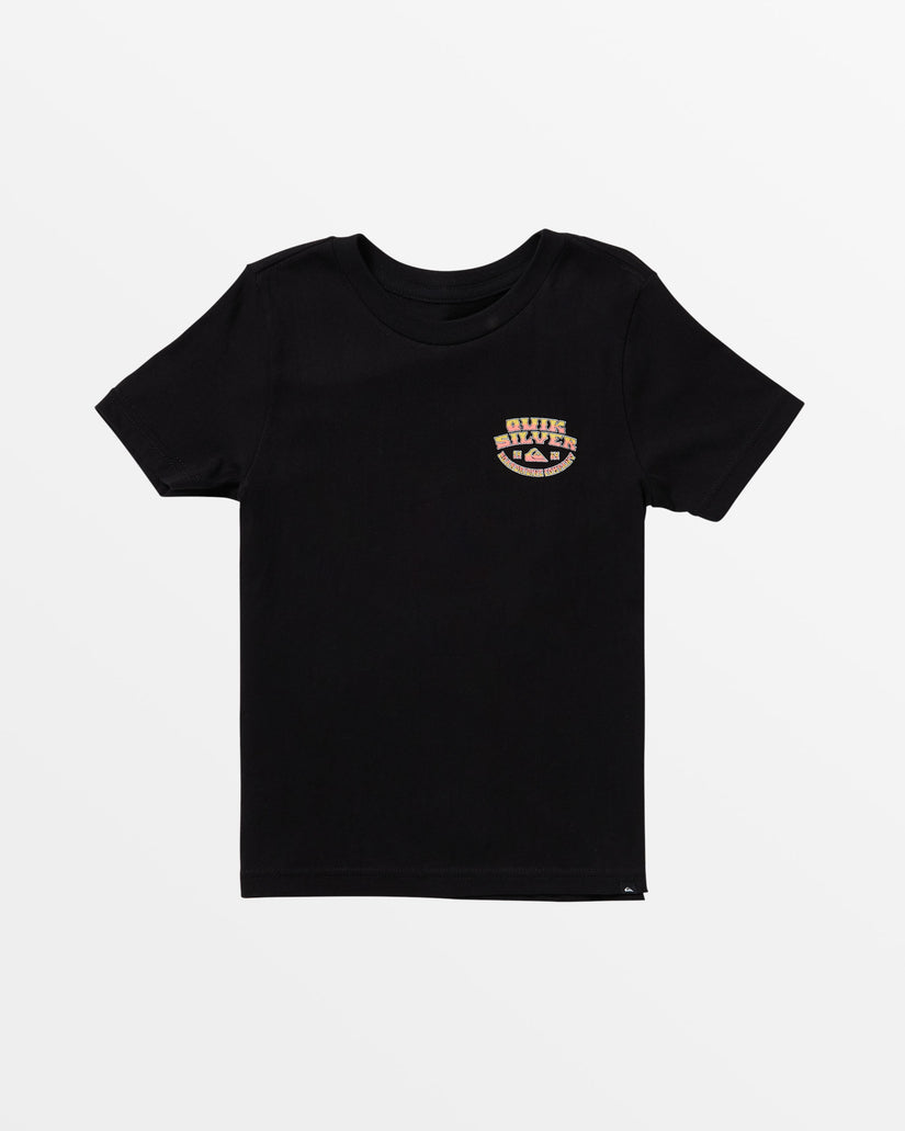 Boys 2-7 Backside Snap T-Shirt - Black