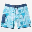 Aqua Stamp 19" Boardshorts -