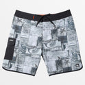 Aqua Stamp 19" Boardshorts -