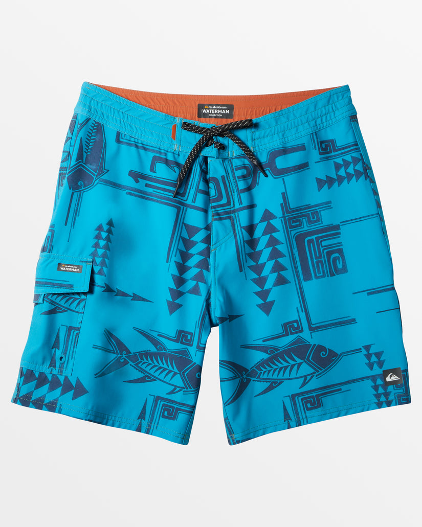 Waterman Molokai 19" Boardshorts - Molokai Barrier Reef