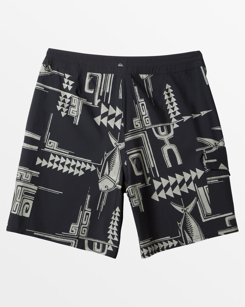 Waterman Molokai 19" Boardshorts - Molokai Black