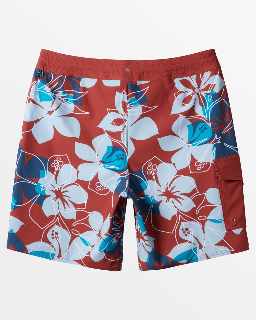 Waterman Wayfarer 19" Boardshorts - Wayfarer Fire Red