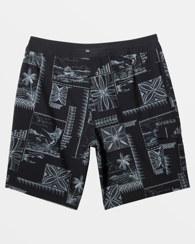 Waterman Bill Fish 19" Boardshorts - Black