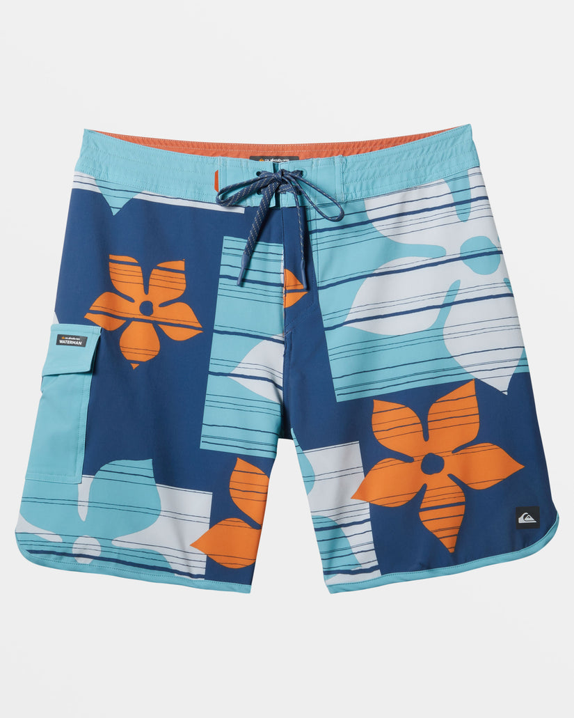 Waterman Blockhead 19" Boardshorts - Ensign Blue