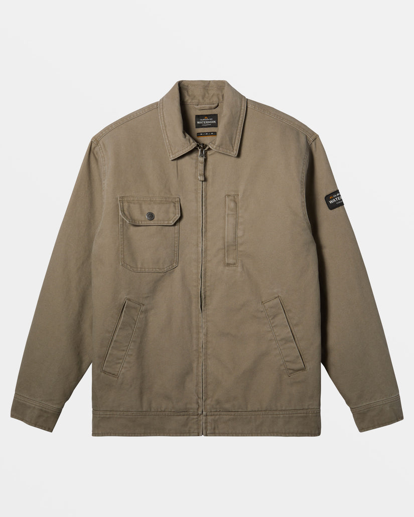 Waterman Barney Full Zip Jacket - Taupe