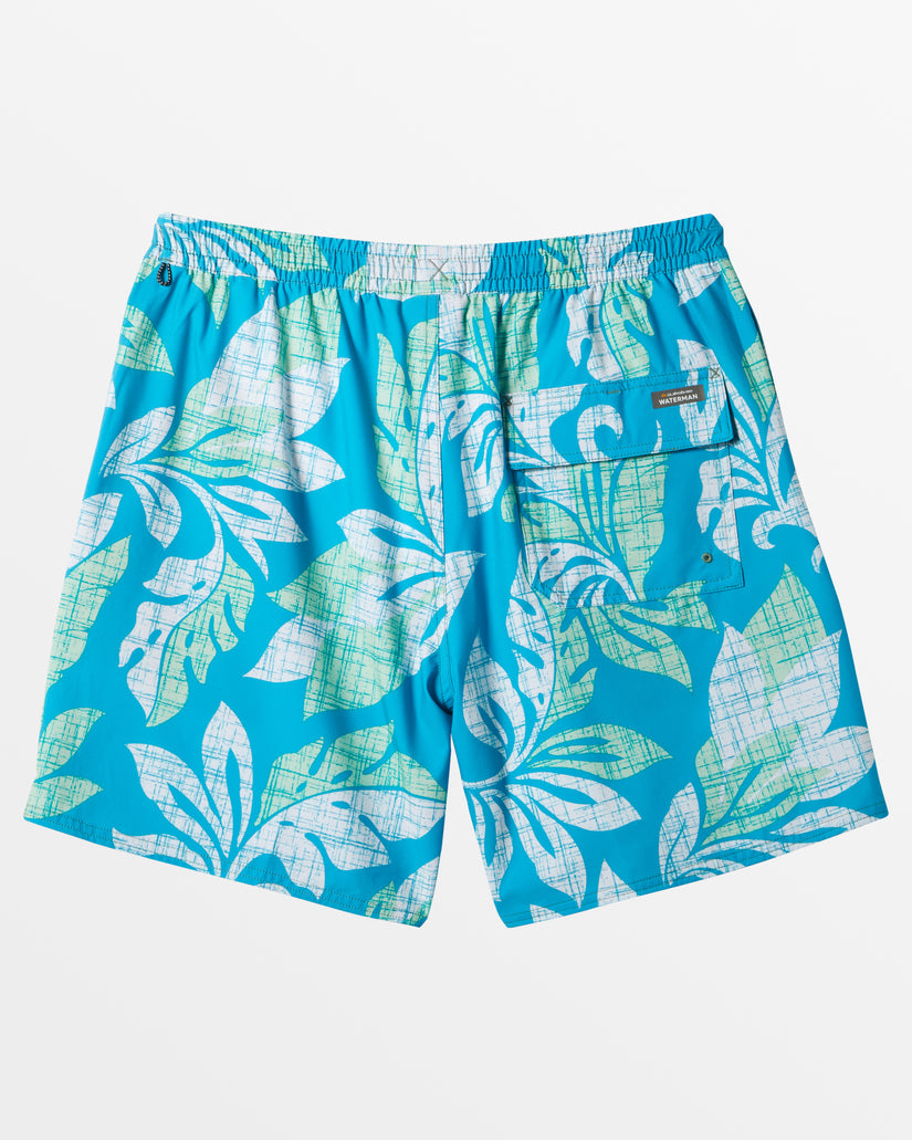 Waterman El Moro 18'' Elastic Waist Trunks - El Moro- Barrier Reef