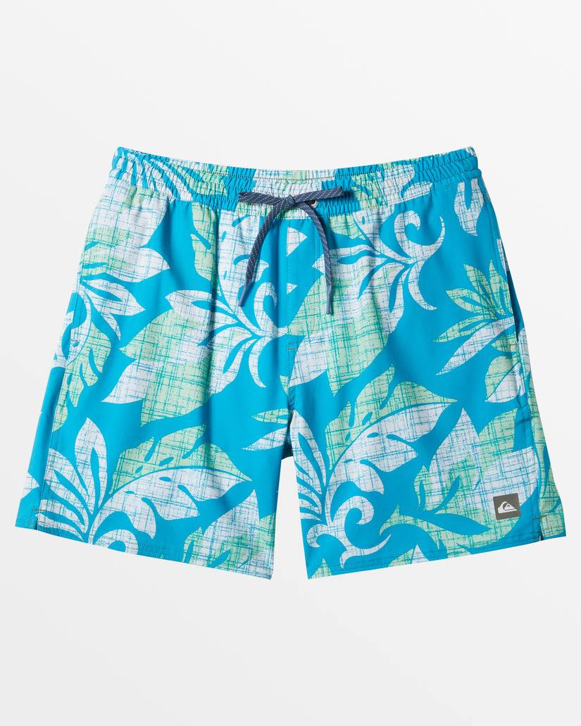 Waterman El Moro 18'' Elastic Waist Trunks - El Moro- Barrier Reef