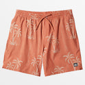 Waterman Shady Palms 18'' Elastic Waist Trunks - Shady Palm- Mango