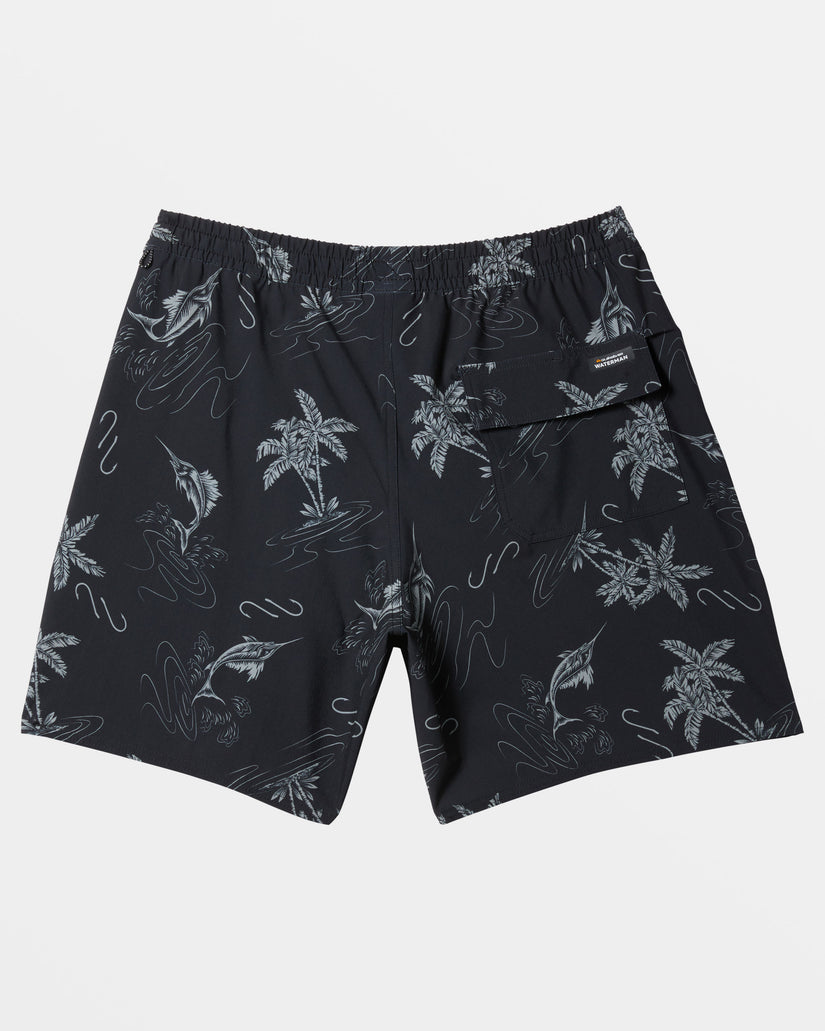 Waterman Bimini Twist 17" Swim Trunks - Black