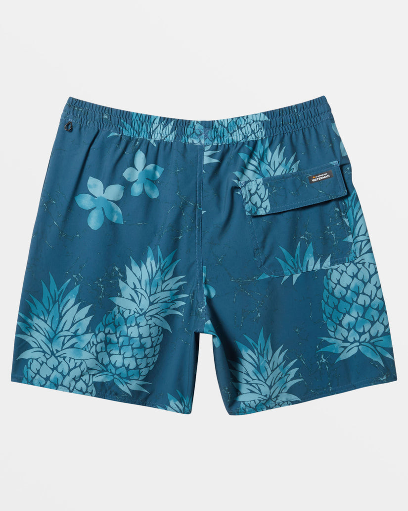 Waterman Pina Colada 17" Swim Trunks - Indian Teal