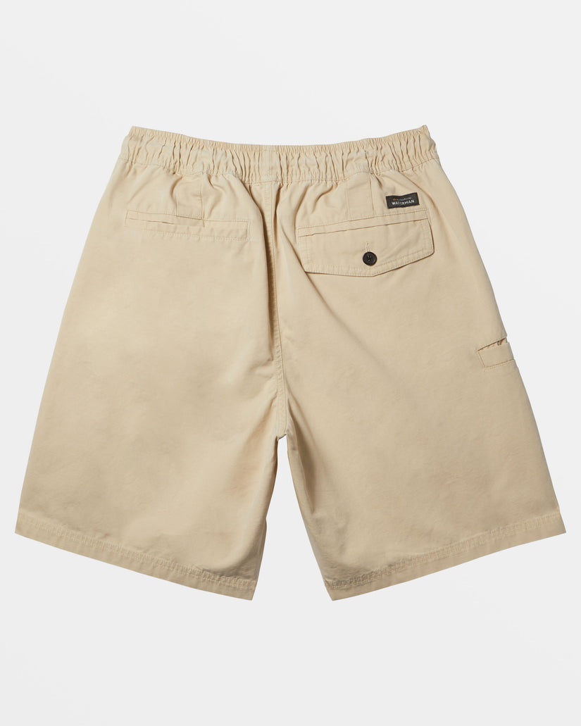 Waterman Last Light Elastic Waist 19" Shorts - Brown Rice