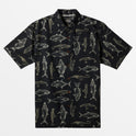 Waterman Allure Short Sleeve Shirt - Black Allure Woven