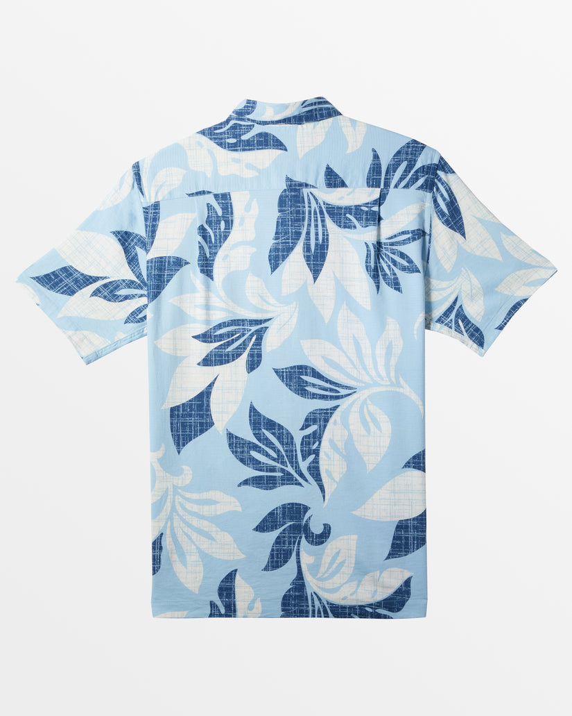 Waterman El Moro Short Sleeve Shirt - Dream Blue El Moro Woven