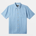 Waterman Island Jungle Short Sleeve Shirt - Dusk Blue Island Jungle Woven