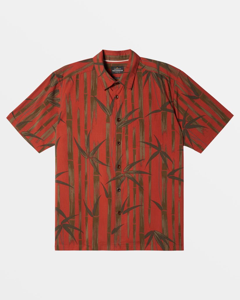 Waterman Bamboo Cove Short Sleeve Shirt - Tandori Spice Bamboo Cove