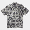 Waterman Batik Tapa Short Sleeve Shirt - Black Batik Tapa